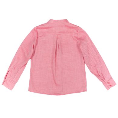 Блуза рожева меланж віскоза для дівчинки