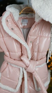 Куртка рожева зимова для дівчинки