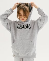 Grey stylish hoodie Miracle