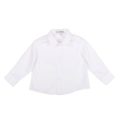 Classic white cotton shirt for a boy