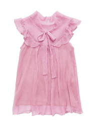 Блузка напівпрозора "Шері" рожева