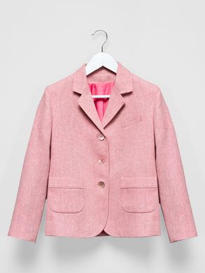 Жакет піджак твідовий рожевого кольору