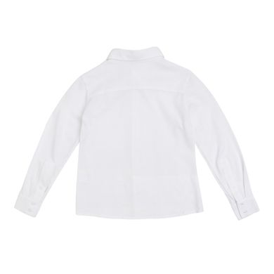 Сорочка трикотажна біла для хлопчика, білий, 110