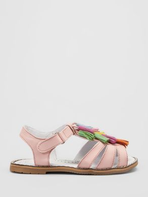 Sandals powdery leather suede tassels