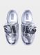 Silver leather brogues