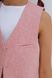 Pink tweed vest, pink, 128