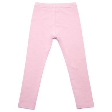Pink cotton leggings for girls