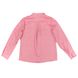 Pink melange viscose blouse for a girl