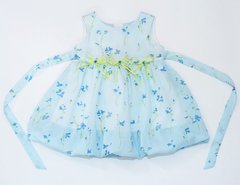 Blue chiffon dress with forget-Kids-nots