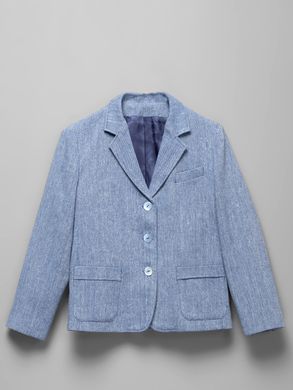 Blue tweed jacket