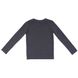 Gray cotton longsleeve with a black star for a boy