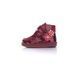 1/Demi-season lacquered leather cherry boots on fleece