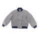 Tweed jacket with blue cuff for a boy