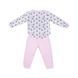 1/Light pink cotton pajamas for girls