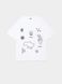 T-shirt white with an print "Ukrainian Tattoo", white, 122