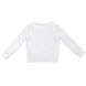 Raglan white wool with decor for girls