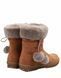 1/High brown winter boots with pompoms
