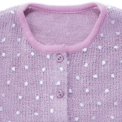 Knitted sweater with buttons for girls