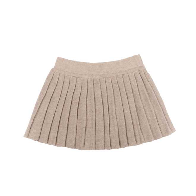 Long Flared Skirt - Light beige - Ladies