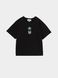 T-shirt black "Chestnut leaves"