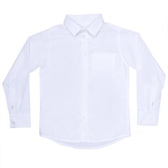 White classic cotton shirt for a boy