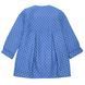 Blue demi-season woolen coat for a girl
