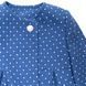 Blue demi-season woolen coat for a girl