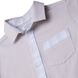 Beige combined cotton shirt for a boy