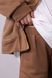 Brown jacket eco suede bomber on the zipper, brown, 140