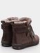 Brown winter boots with fur