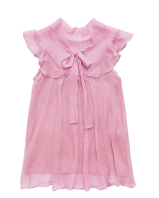 Semi-transparent pink blouse "Sherry"