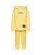 Yellow adult pants on fleece with embroidery