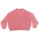 Knitted pink cotton blouse with buttons for girls