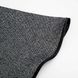 Black half-flare cotton skirt for a girl