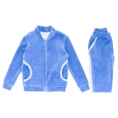 Sports knitted blue suit for a boy