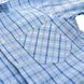Blue checked shirt for a boy